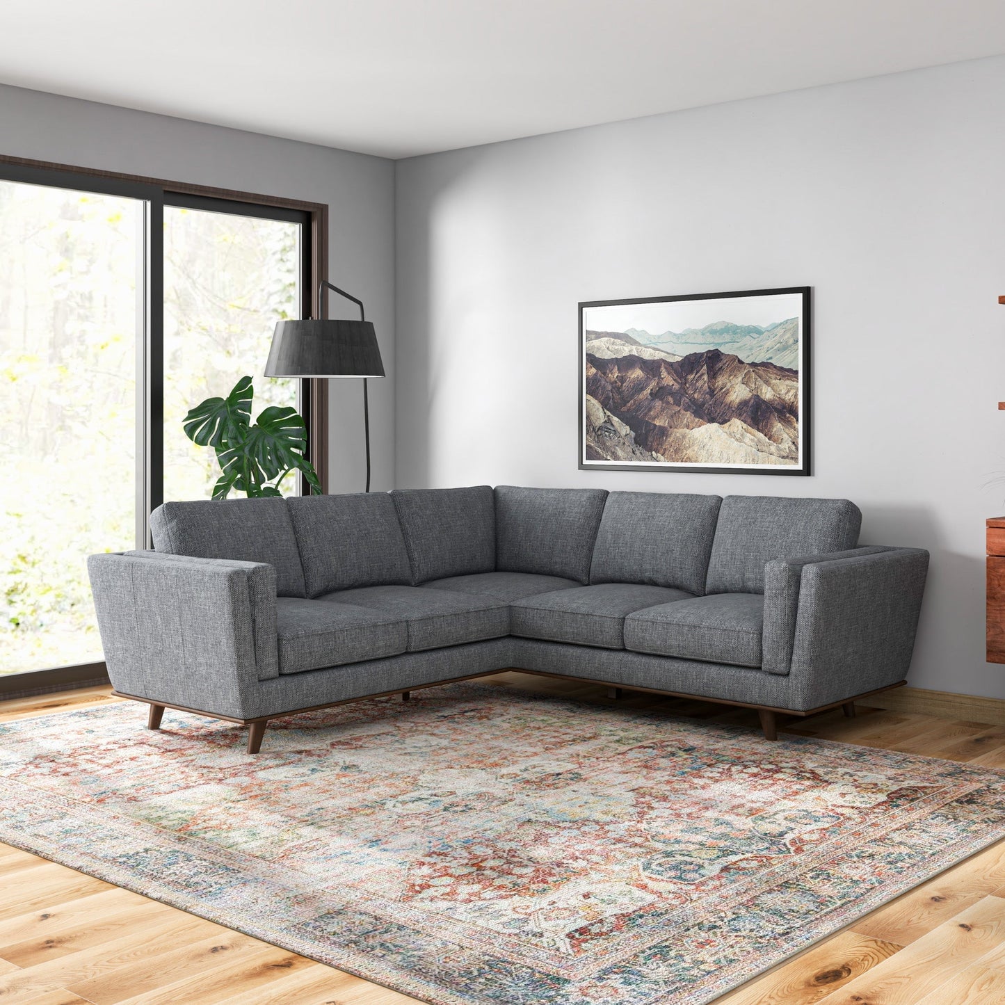 Aaron Dark Gray Sectional