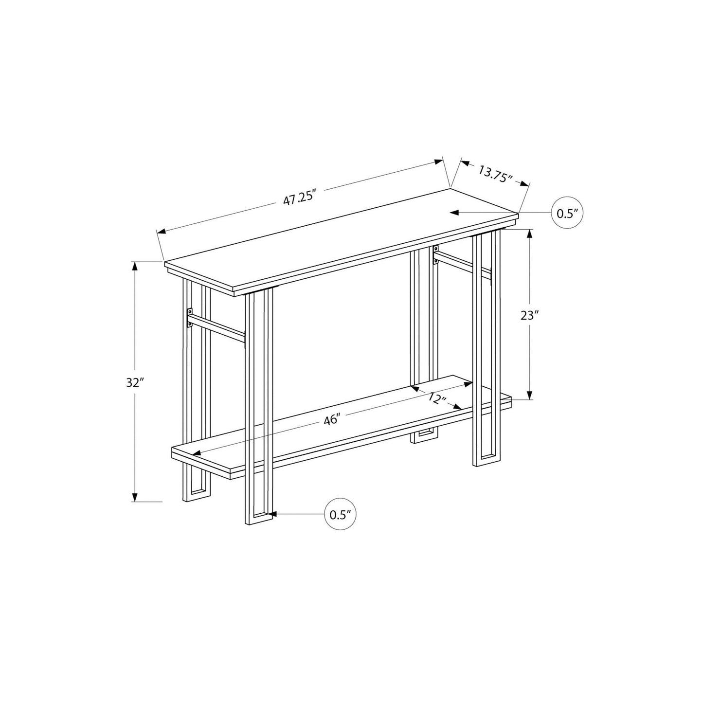 Amira Console Table