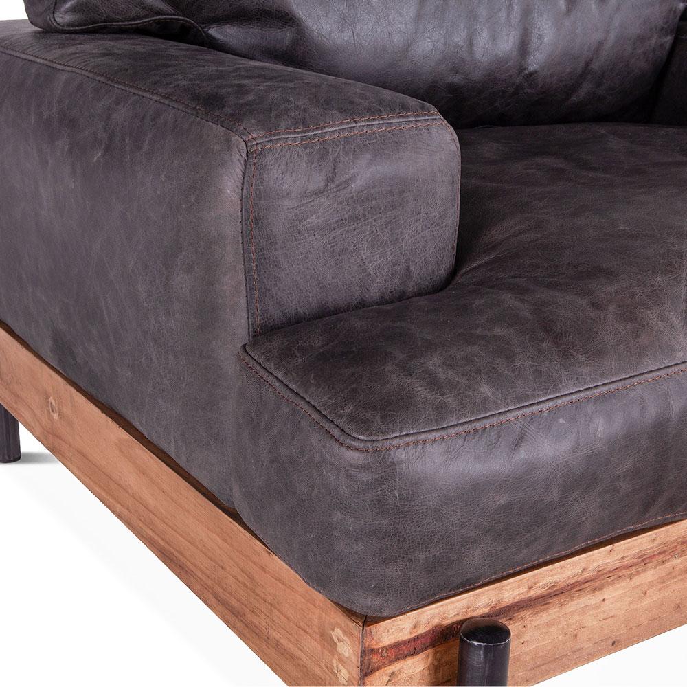 Anthony Leather Accent Chair