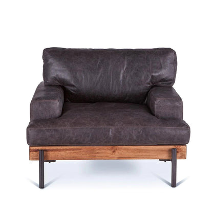 Anthony Leather Accent Chair