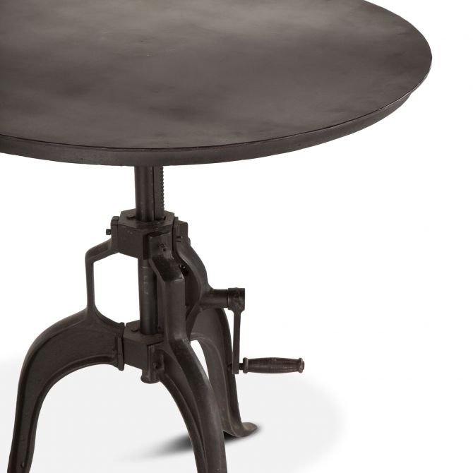 Black Artezia 36in Round Side Table