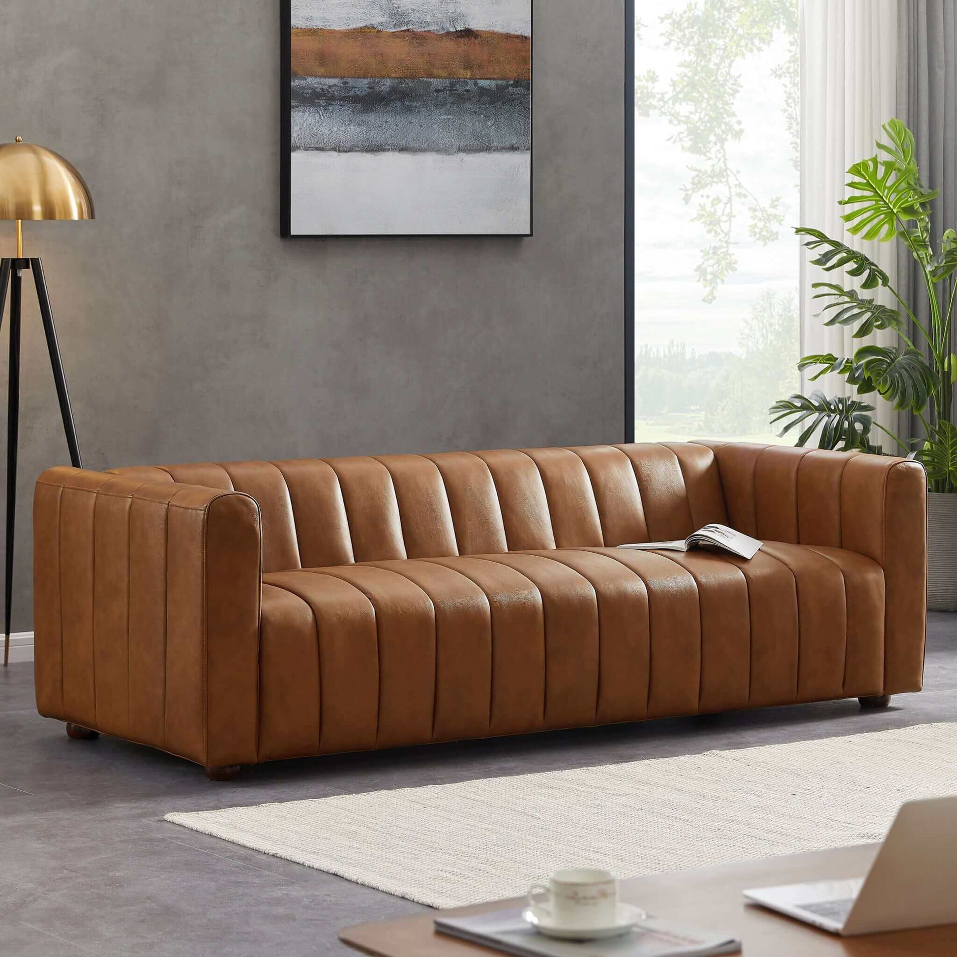 Brianna Leather Sofa