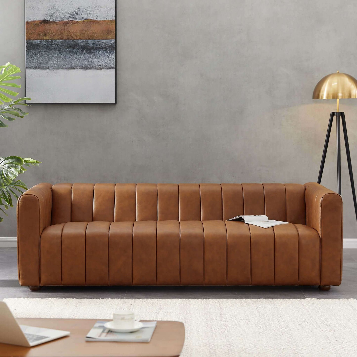 Brianna Leather Sofa