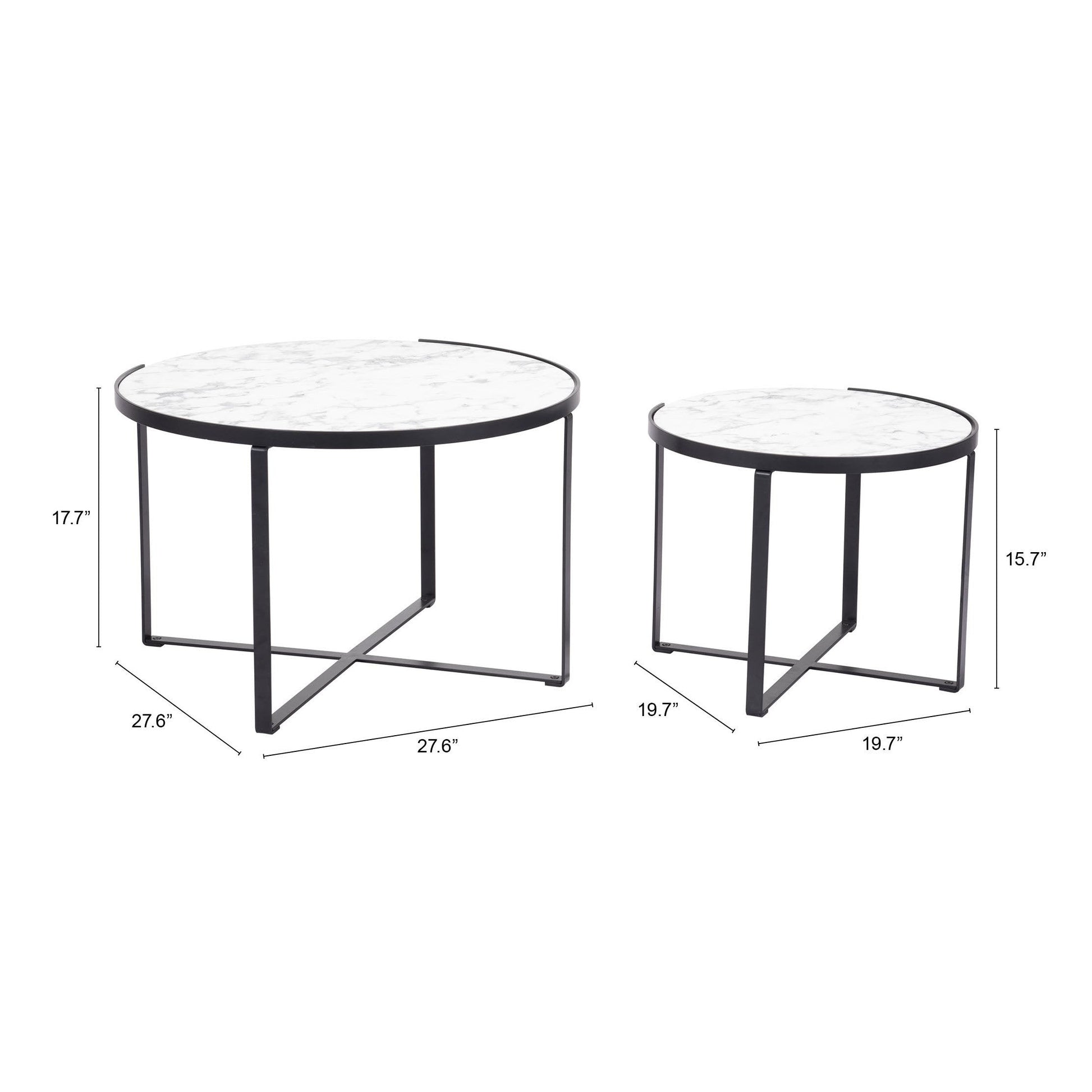 Brielle Coffee Table Set of Two