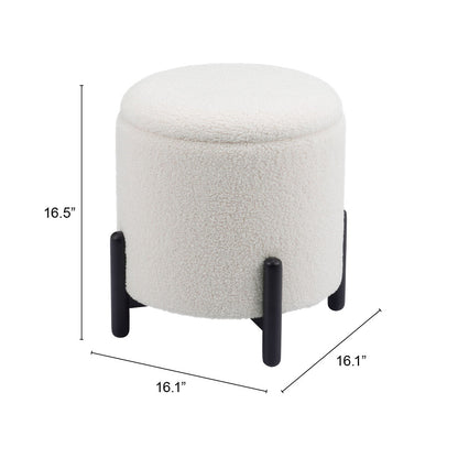 Cali Round Storage Ottoman