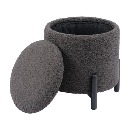 Cali Round Storage Ottoman