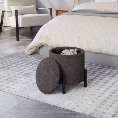 Cali Round Storage Ottoman