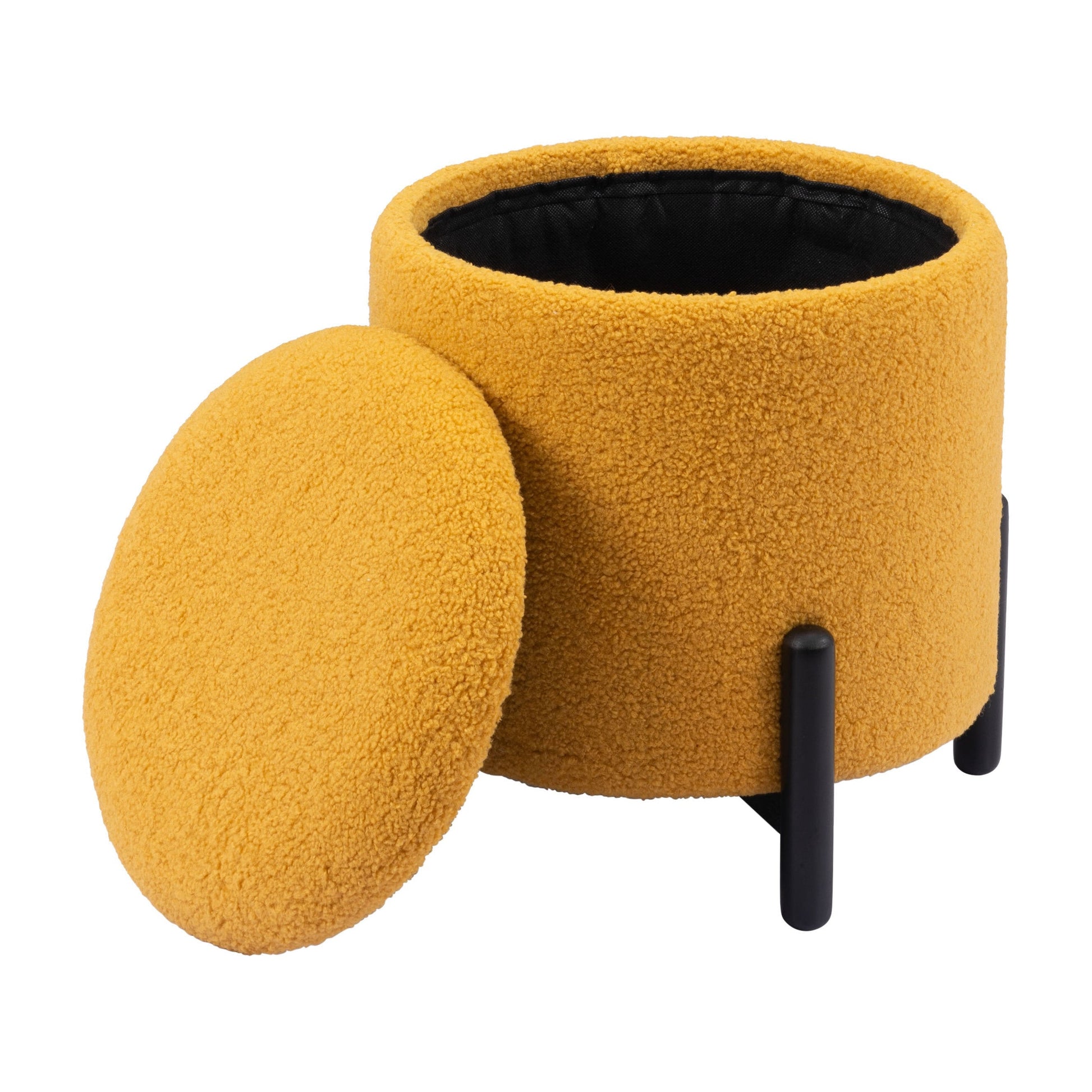 Cali Round Storage Ottoman