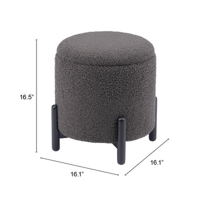 Cali Round Storage Ottoman