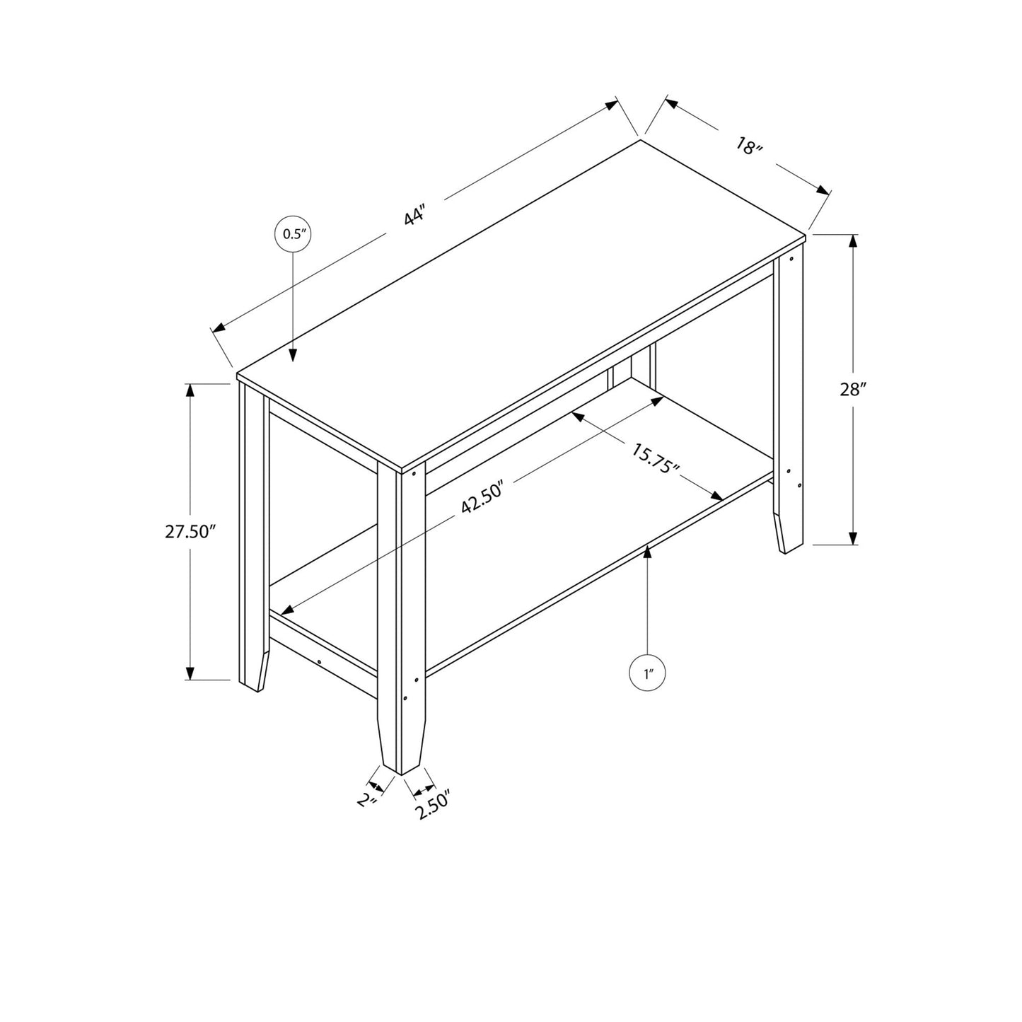 Camilla Console Table