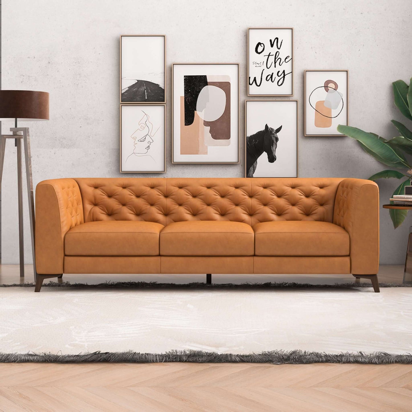 Carter Leather Sofa