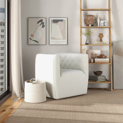 Delaney Sherpa Swivel Chair