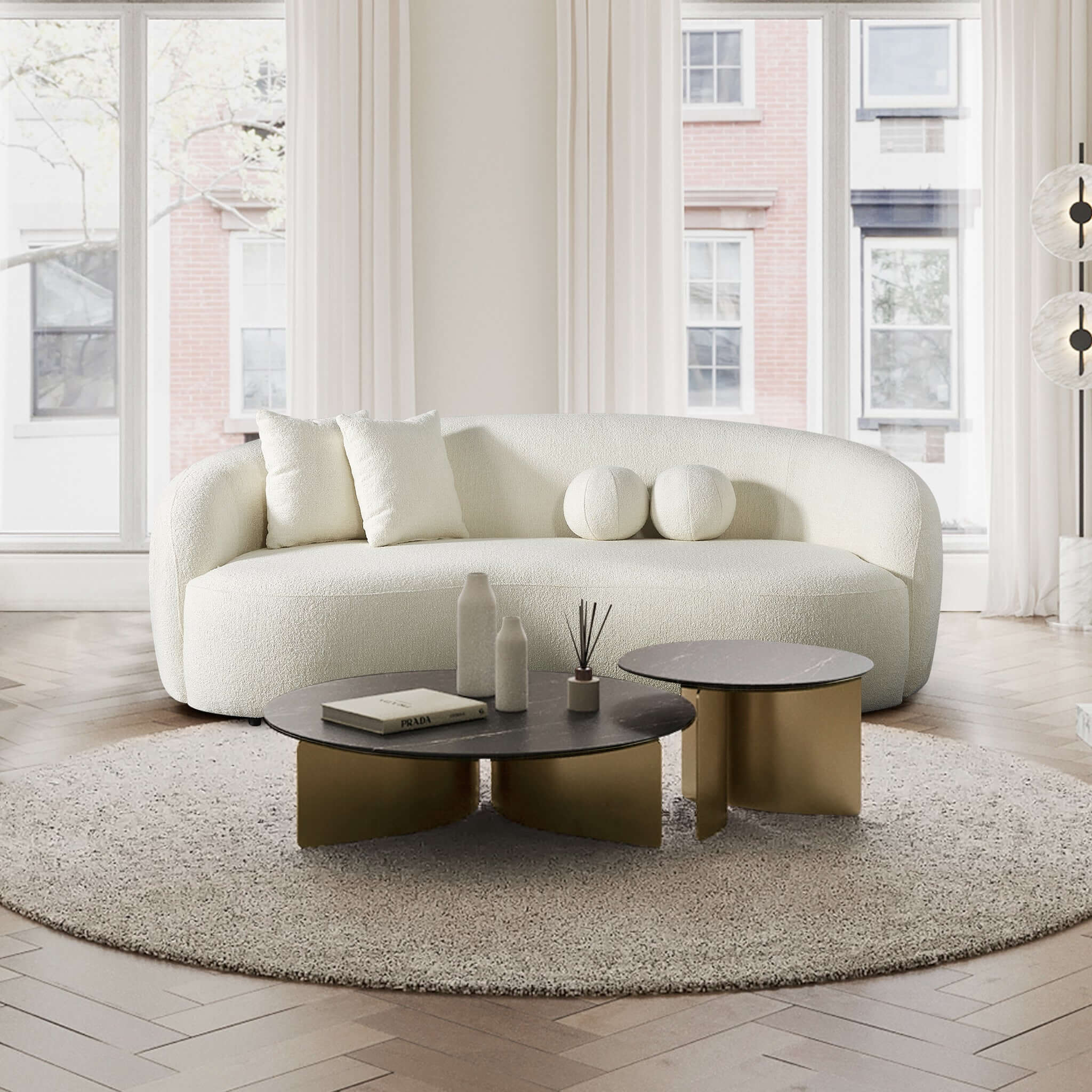 Drake Boucle Sofa