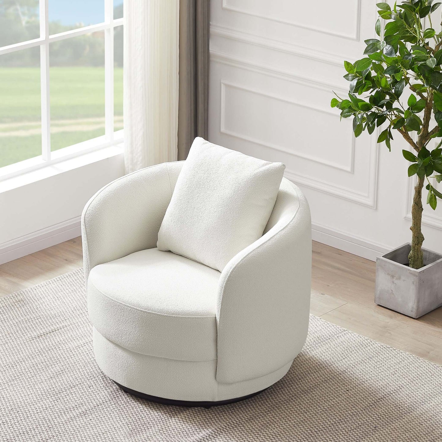 Dylan Boucle Accent Chair