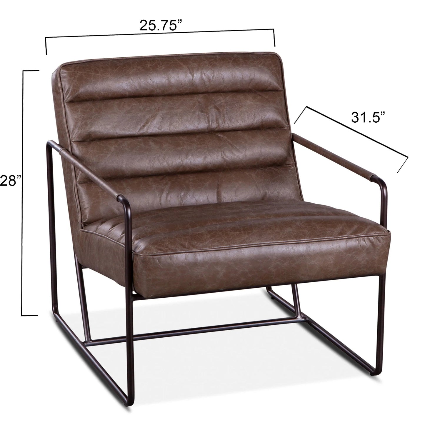 Hero Leather Accent Chair