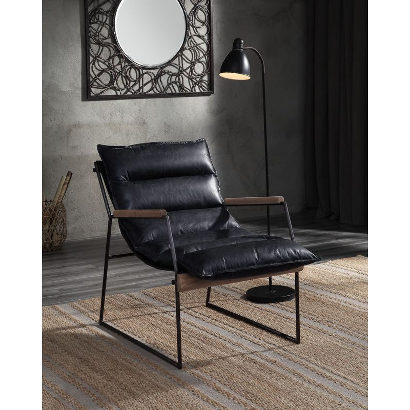 Joah Leather Accent Chair