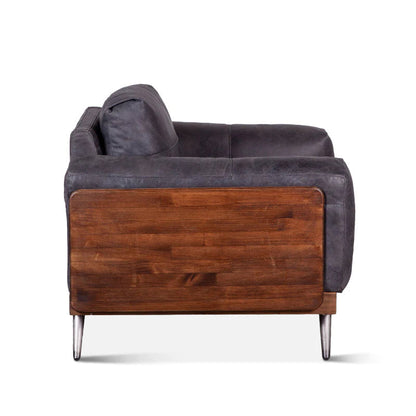 Judah Leather Accent Chair