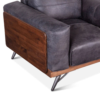 Judah Leather Accent Chair