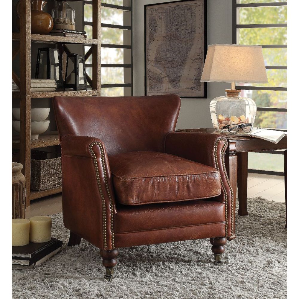 Leaks Leather Accent Chair