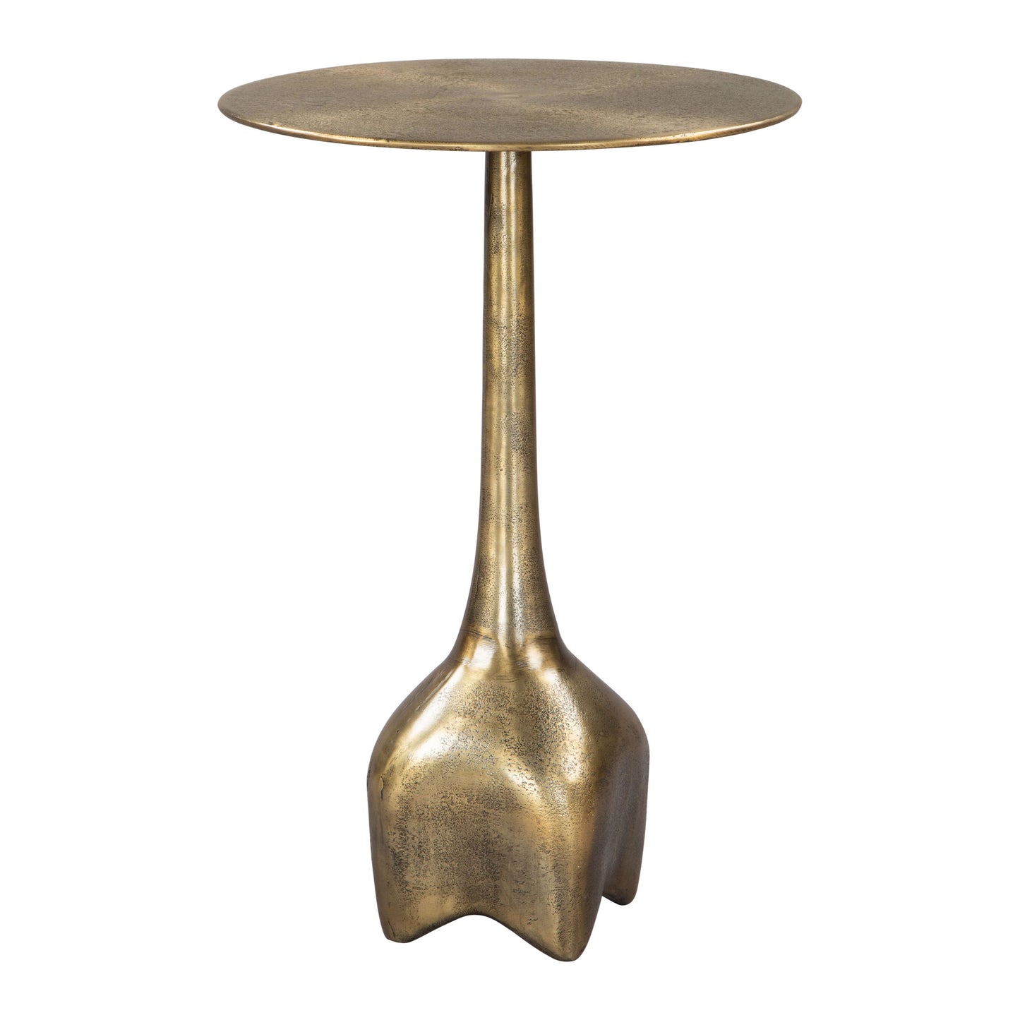 Lexi Side Table Antique Brass