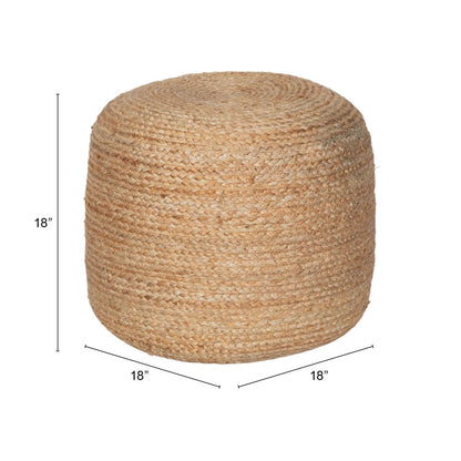 Lillian Jute Ottoman