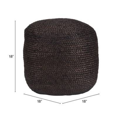 Lillian Jute Ottoman