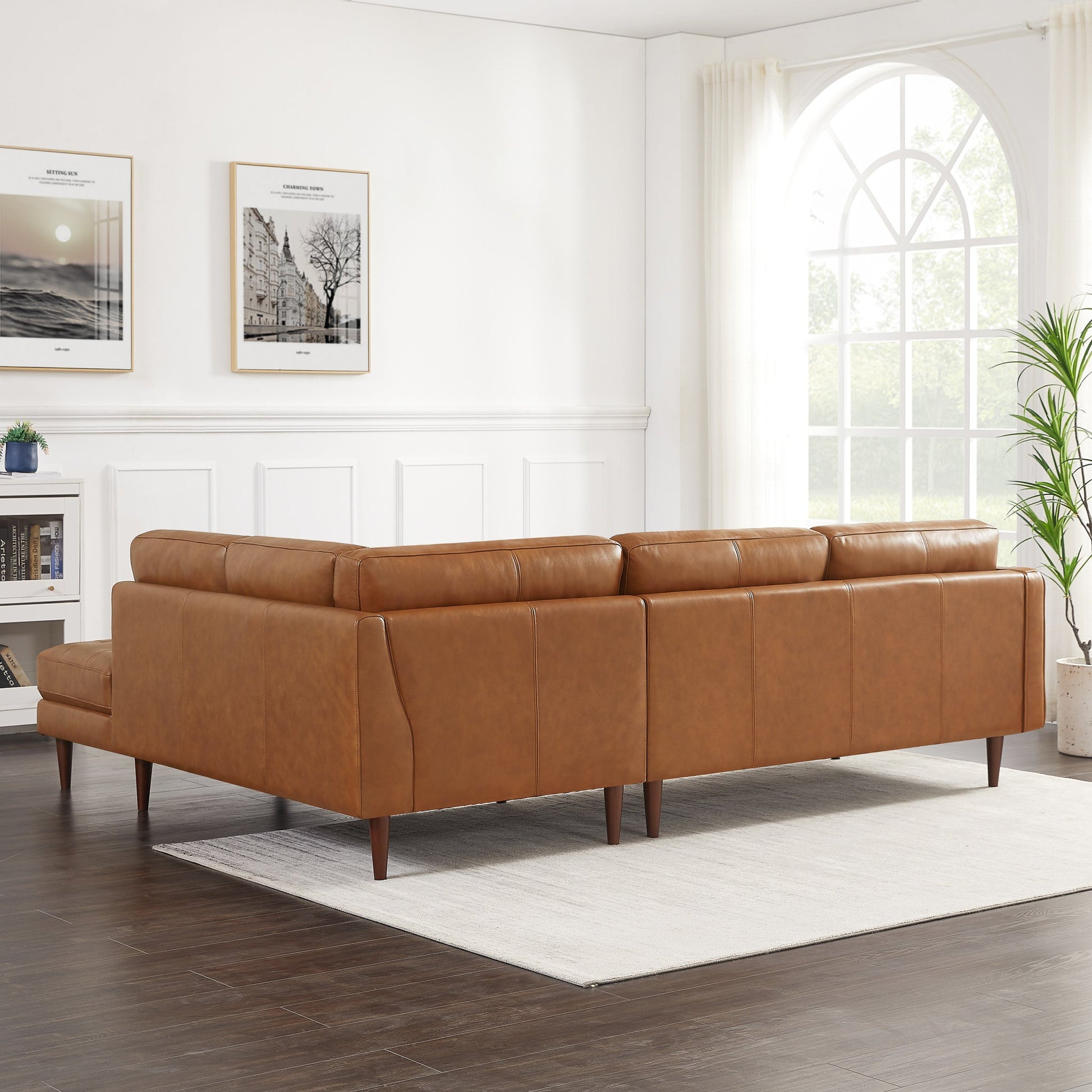 Luca Leather Sectional