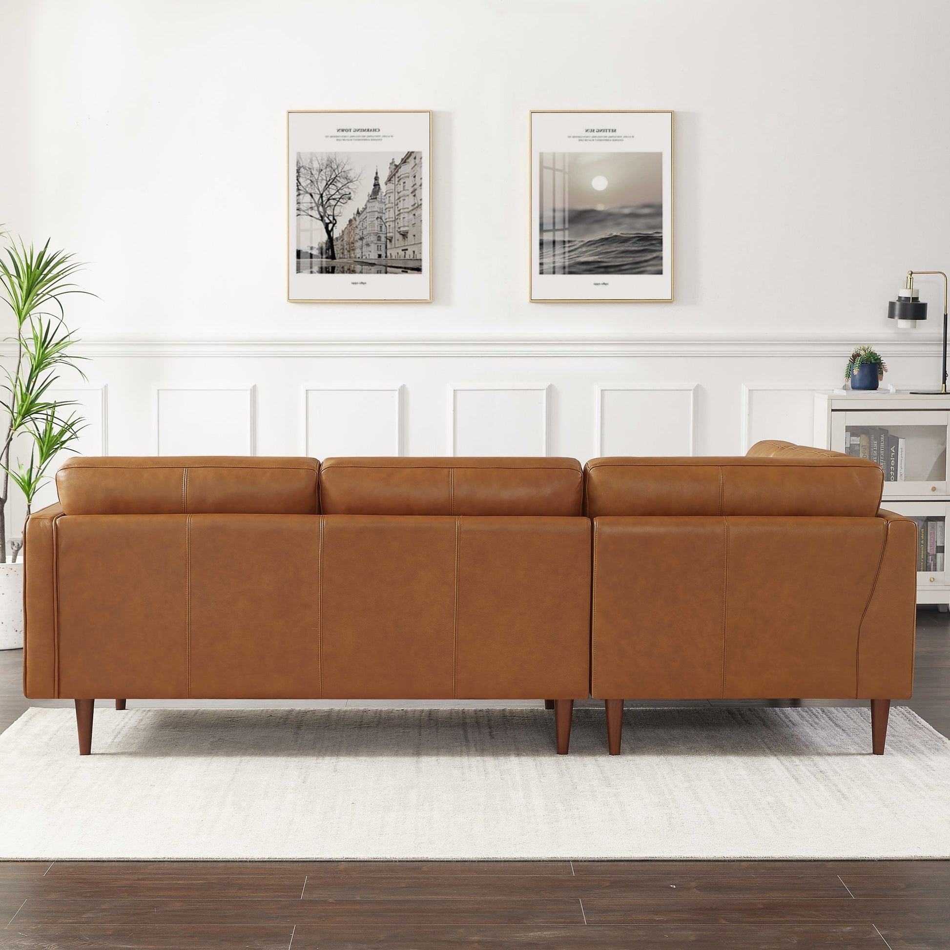 Luca Leather Sectional