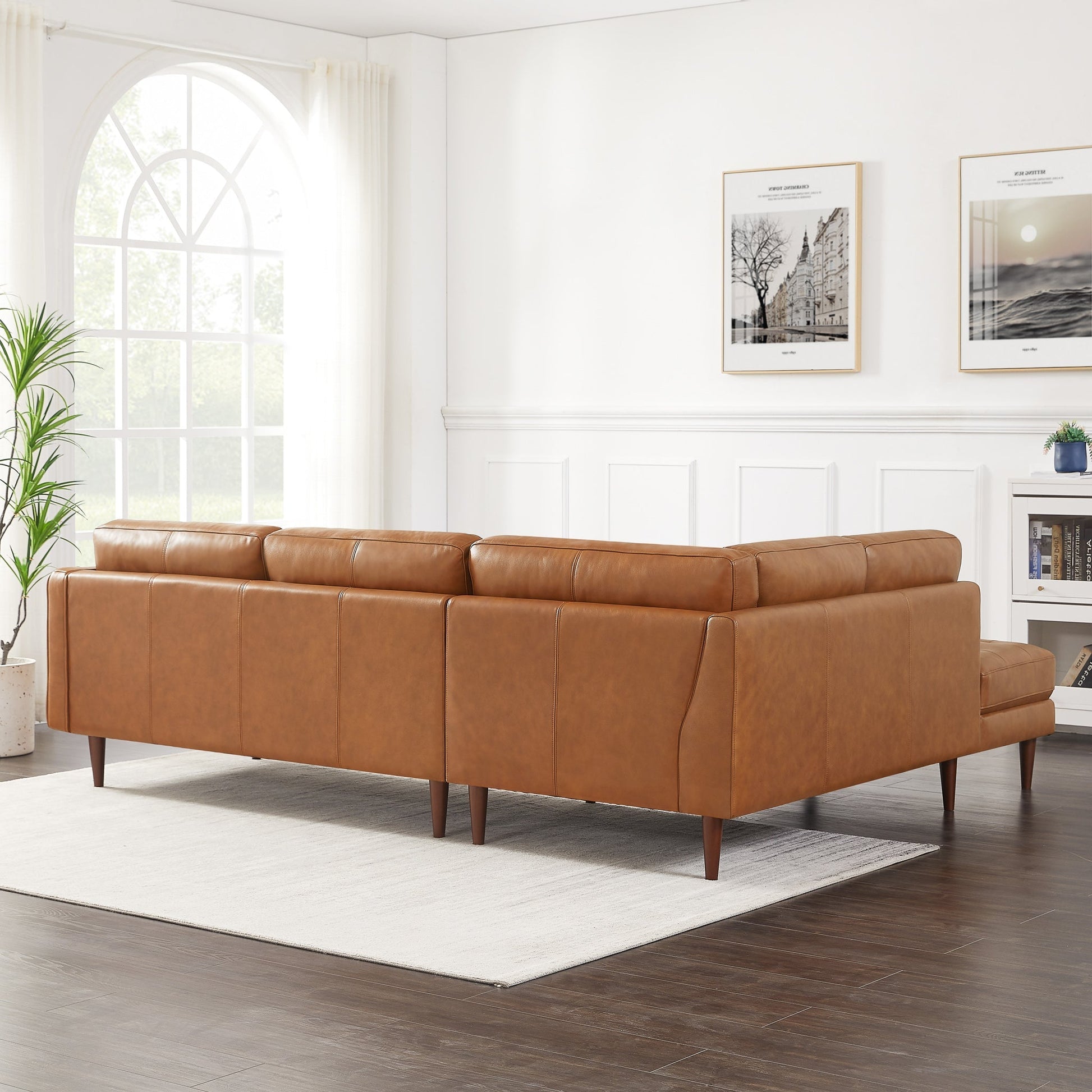 Luca Leather Sectional