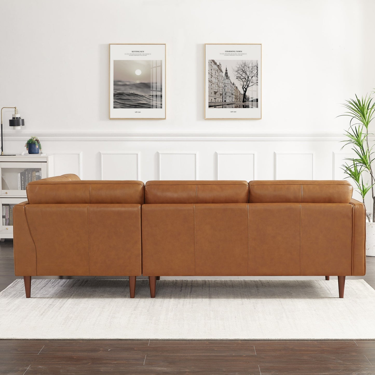 Luca Leather Sectional