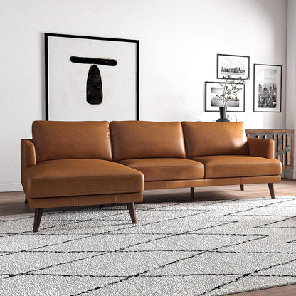 Marla Leather Sectional