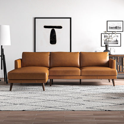 Marla Leather Sectional