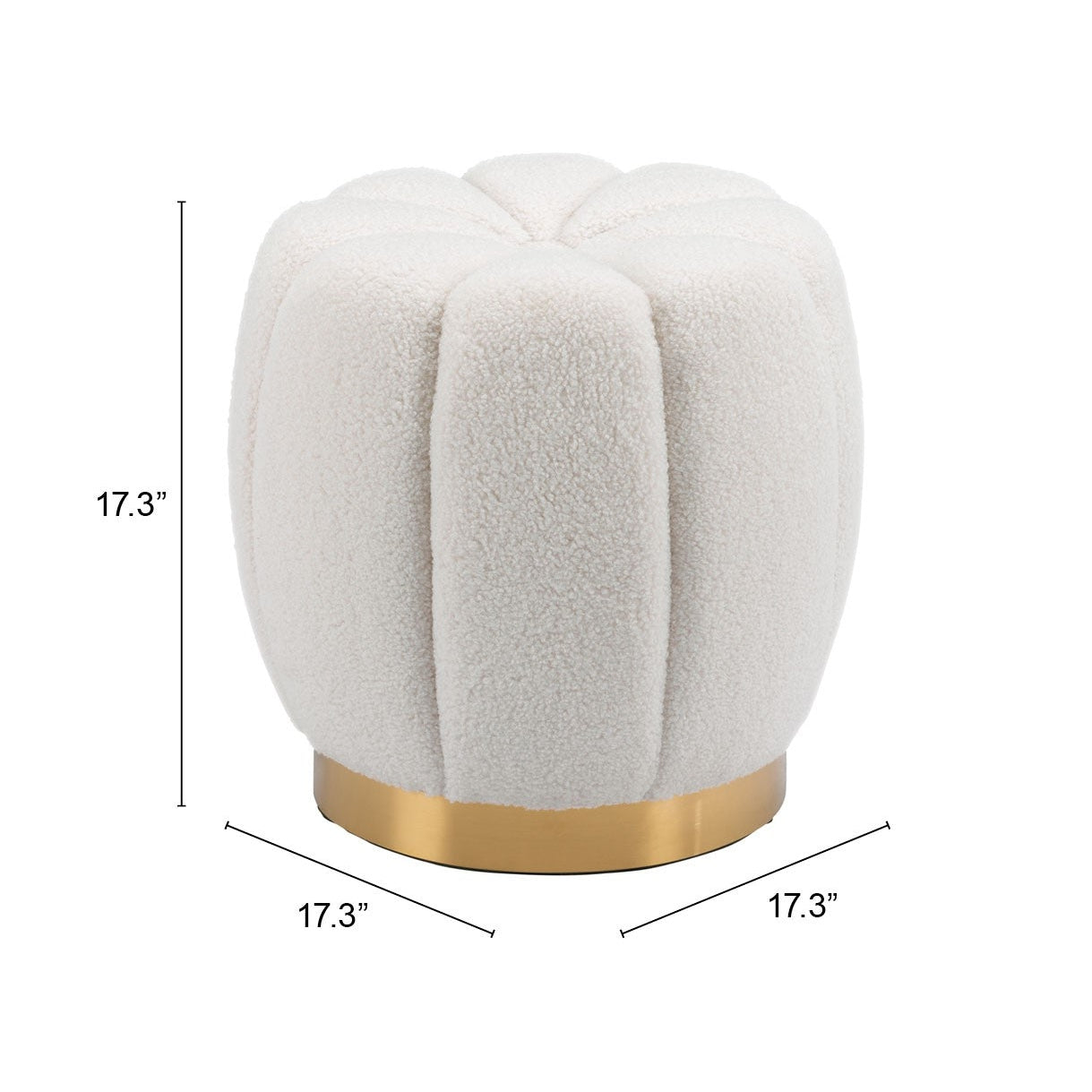 Napa Boucle Ottoman