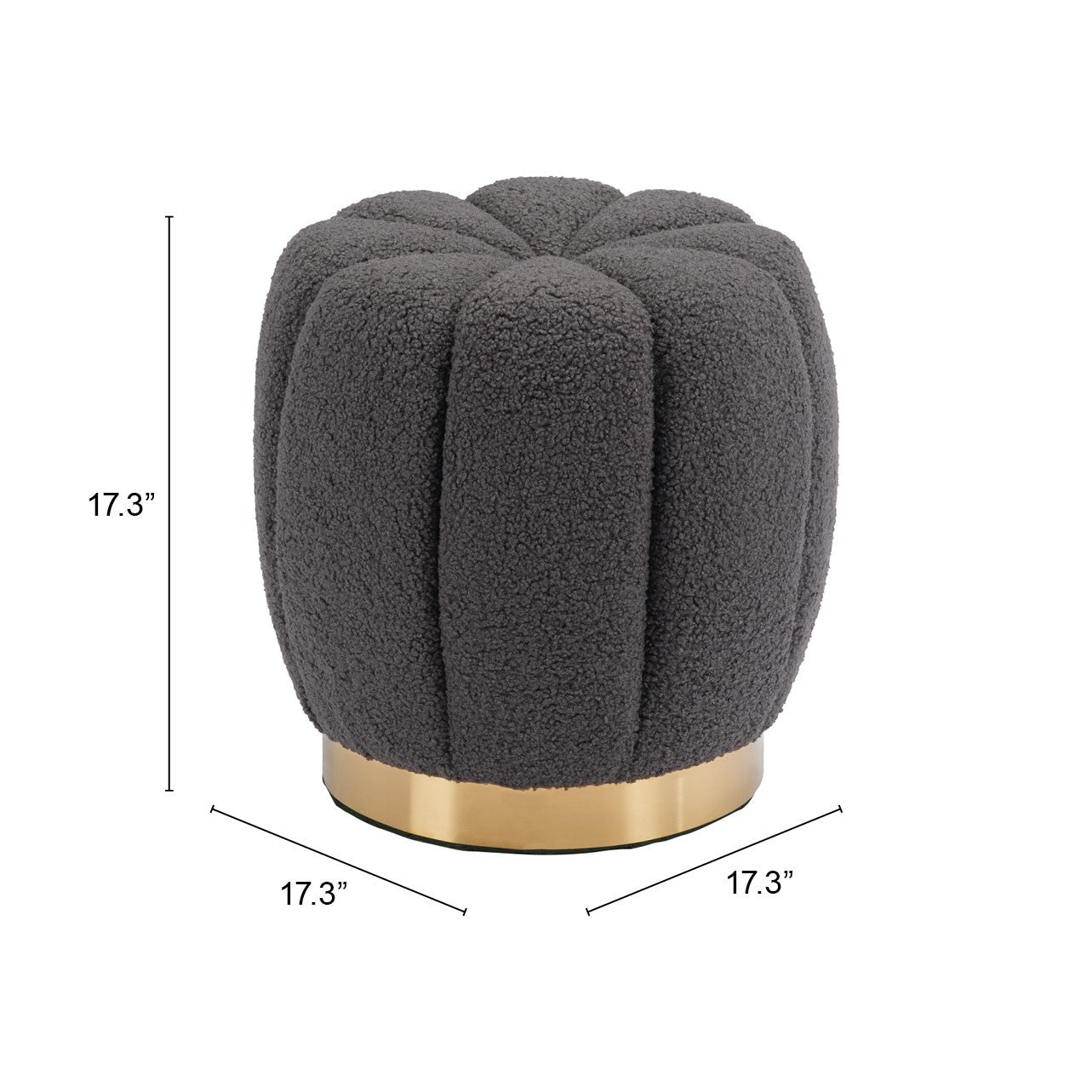 Napa Boucle Ottoman