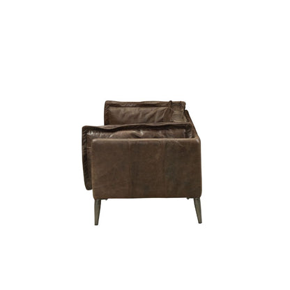 Porchester Leather Loveseat