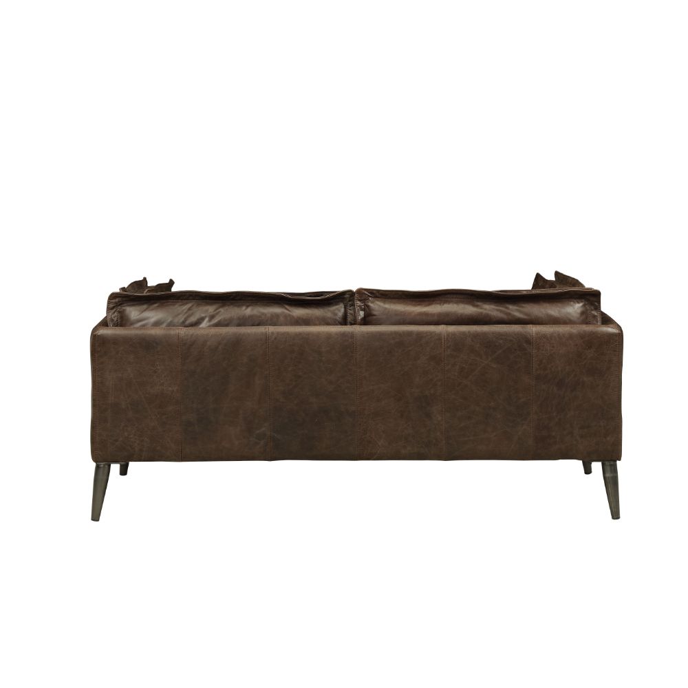 Porchester Leather Loveseat