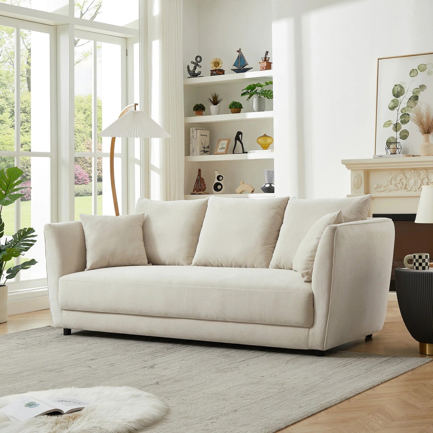 Purla Linen Sofa