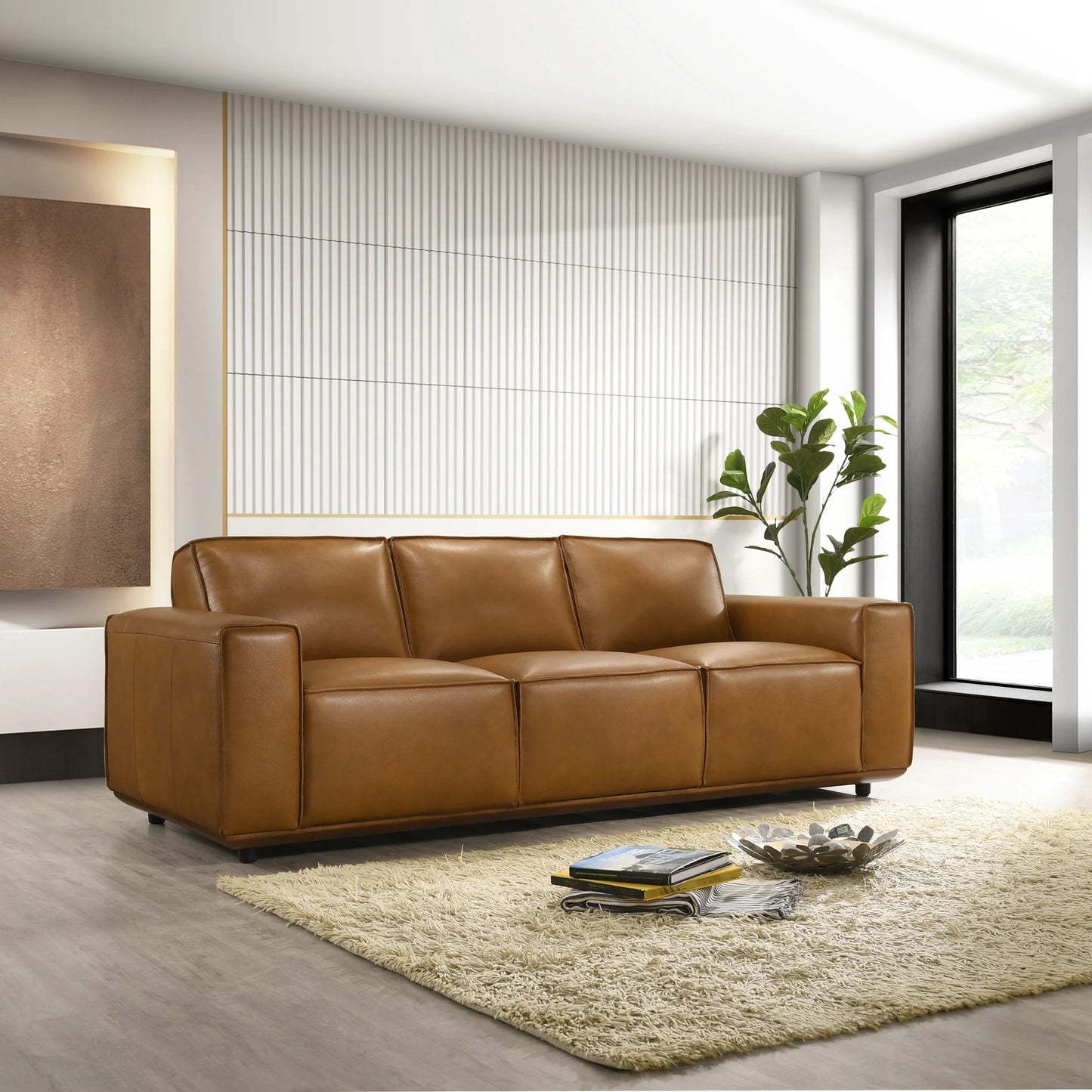 Francis Leather Sofa