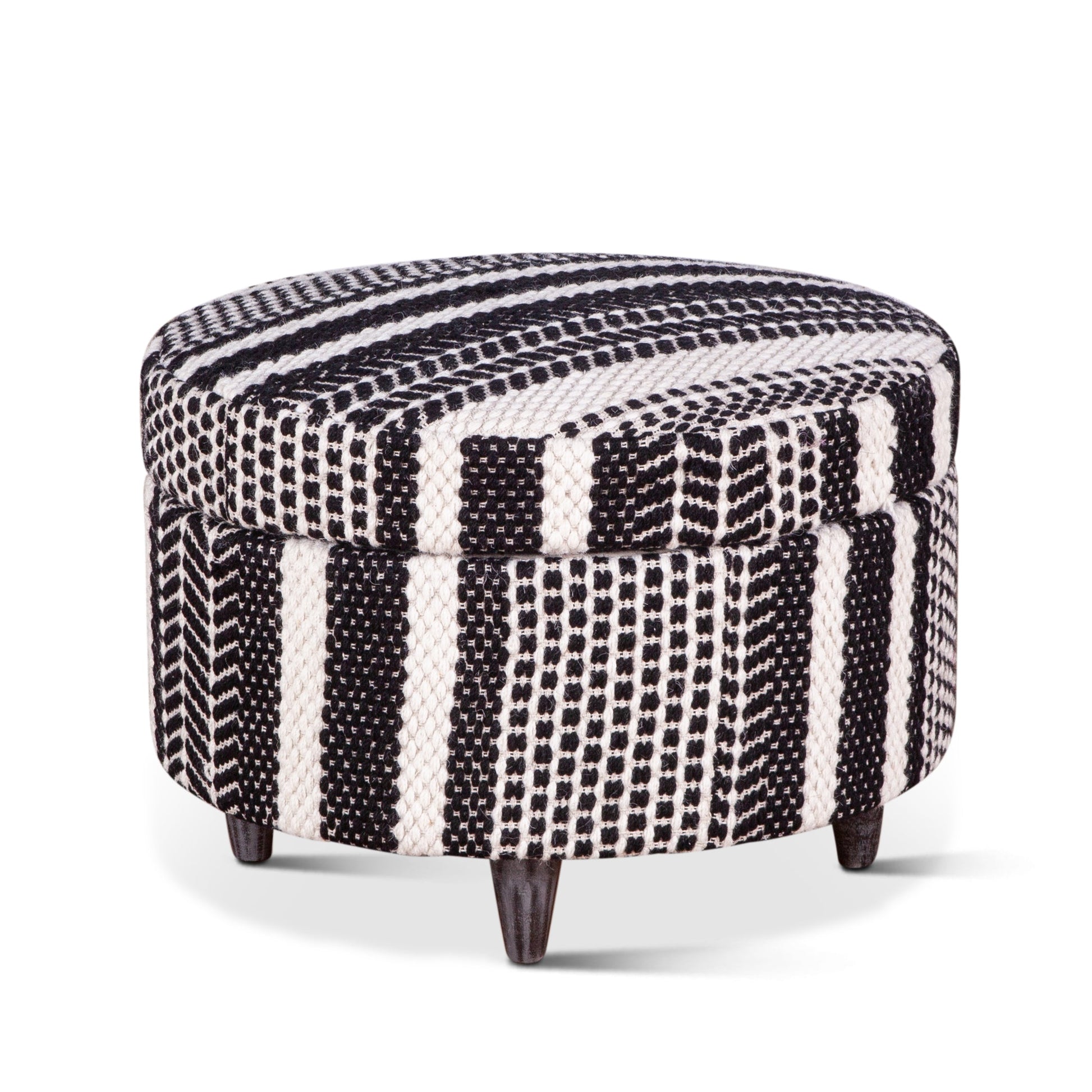 Tasha Round Storage Ottoman